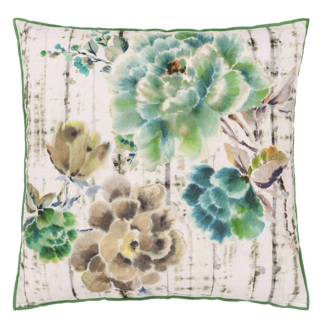 Kyoto Flower Jade cushion