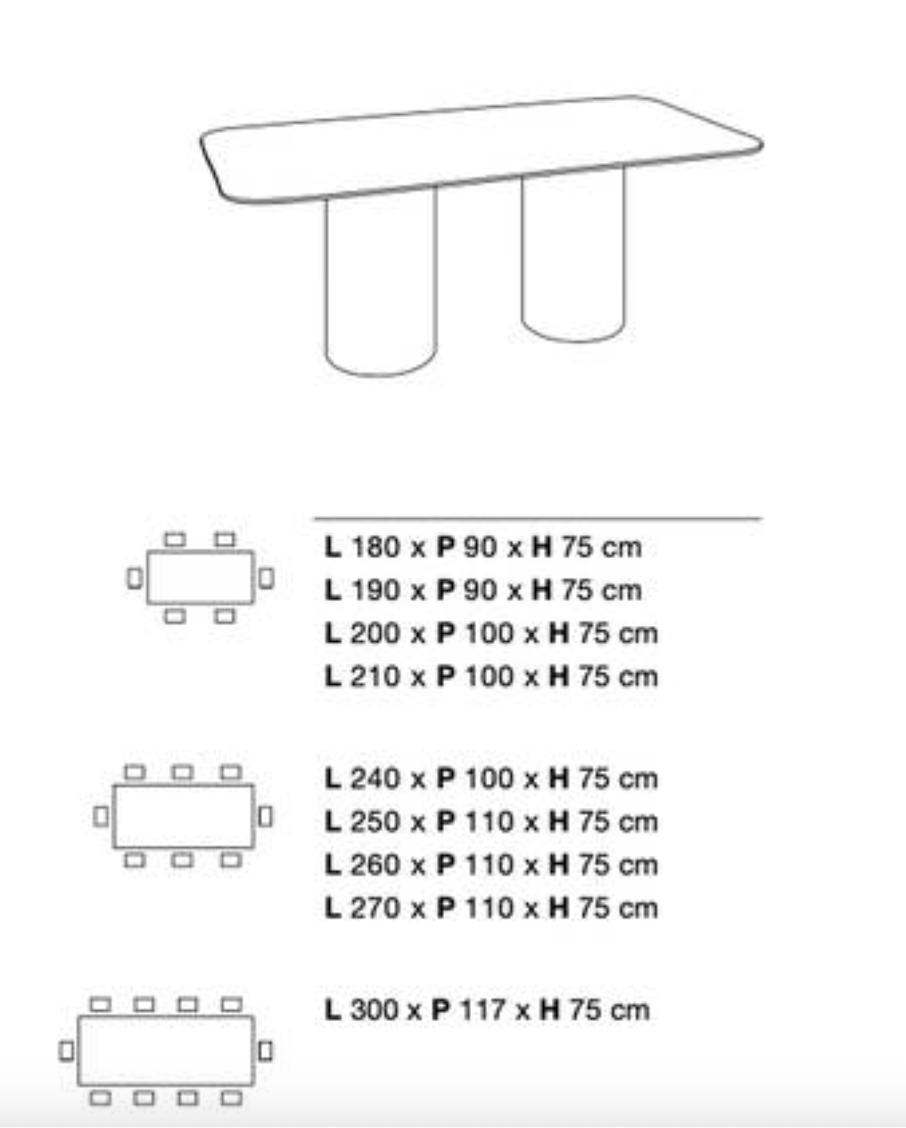 Raki Dining Table (Brushed brass)
