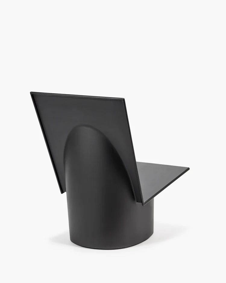Lounge Chair Black Valerie Outdoor