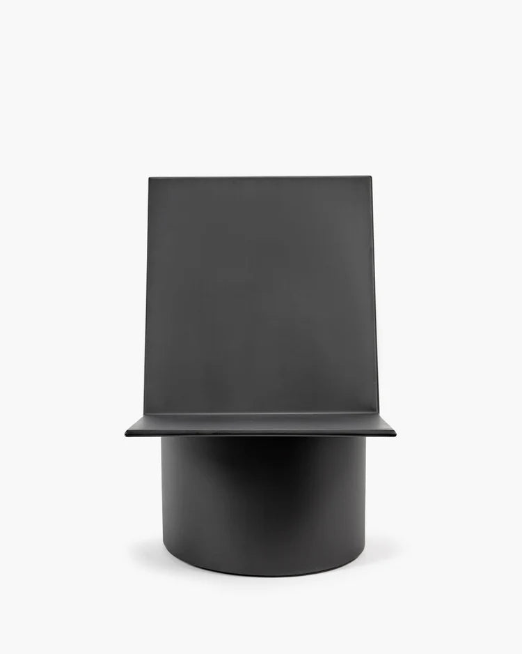Lounge Chair Black Valerie Outdoor