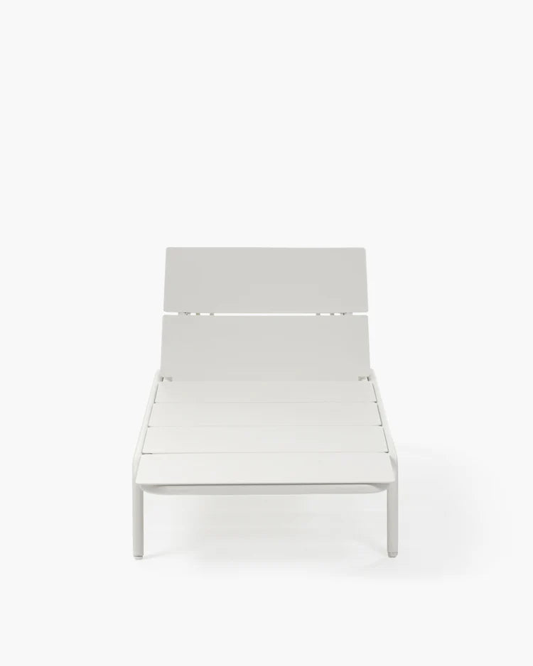 Sun lounger aluminium sand - August
