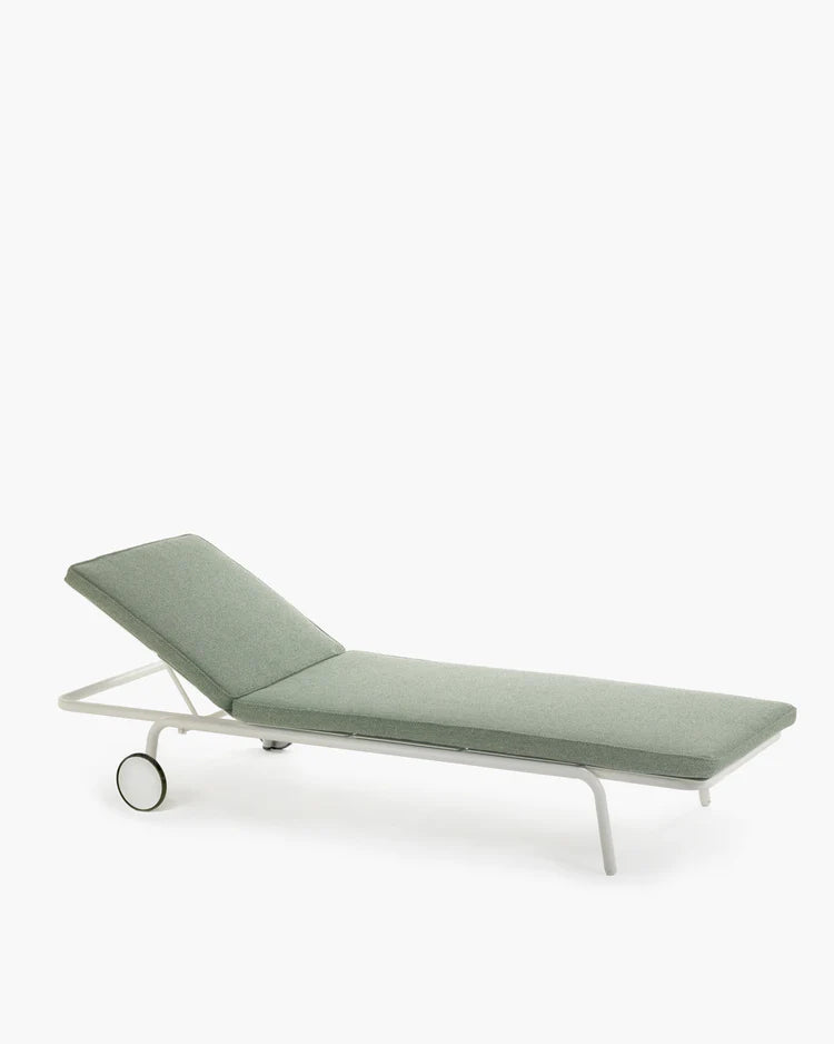 Sun lounger aluminium sand - August