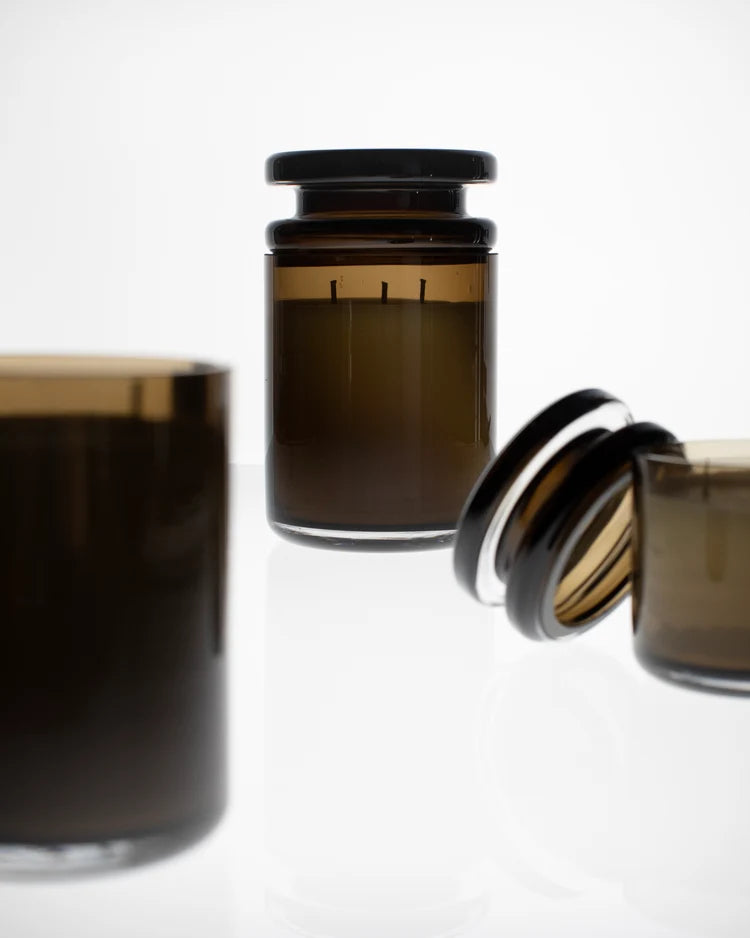 Scented Candle L Dark Brown Zephyr