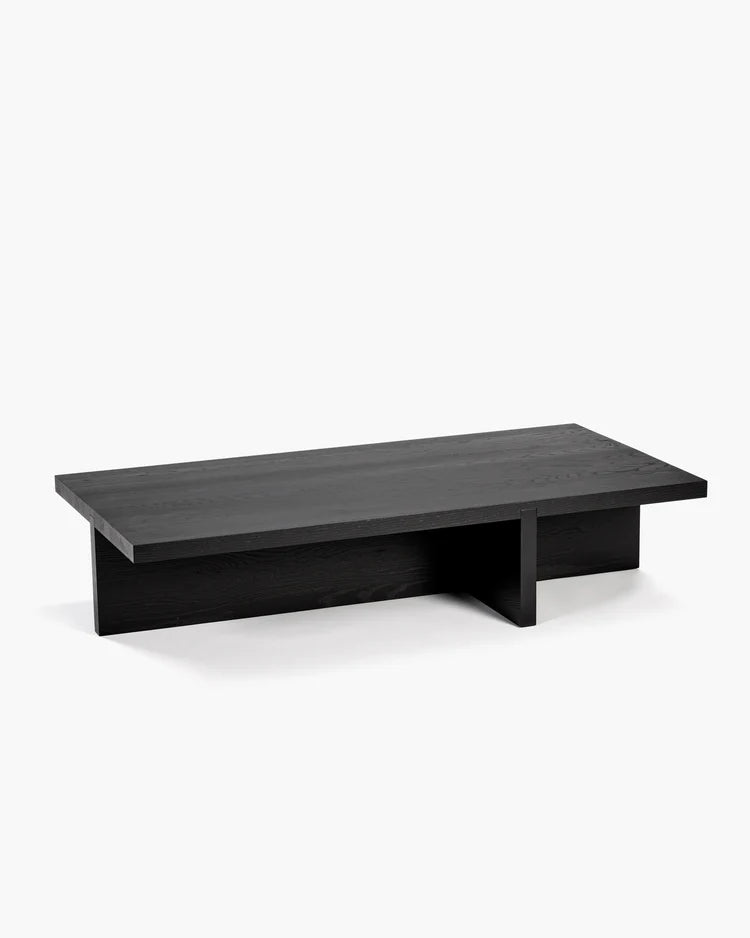 Coffee Table rectangular Black Rudolph