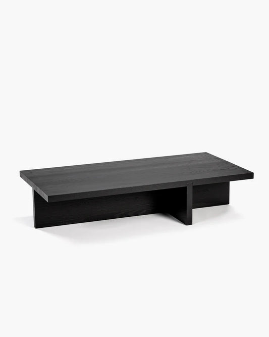 Coffee Table rectangular Black Rudolph