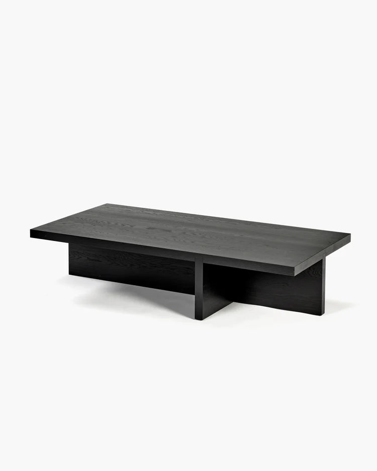 Coffee Table rectangular Black Rudolph