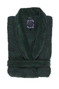 Dark Green Dodo Pavone bathrobe