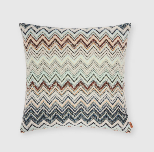 Forest Cushion - Blue & Multicoloured (40 x 40 cm)