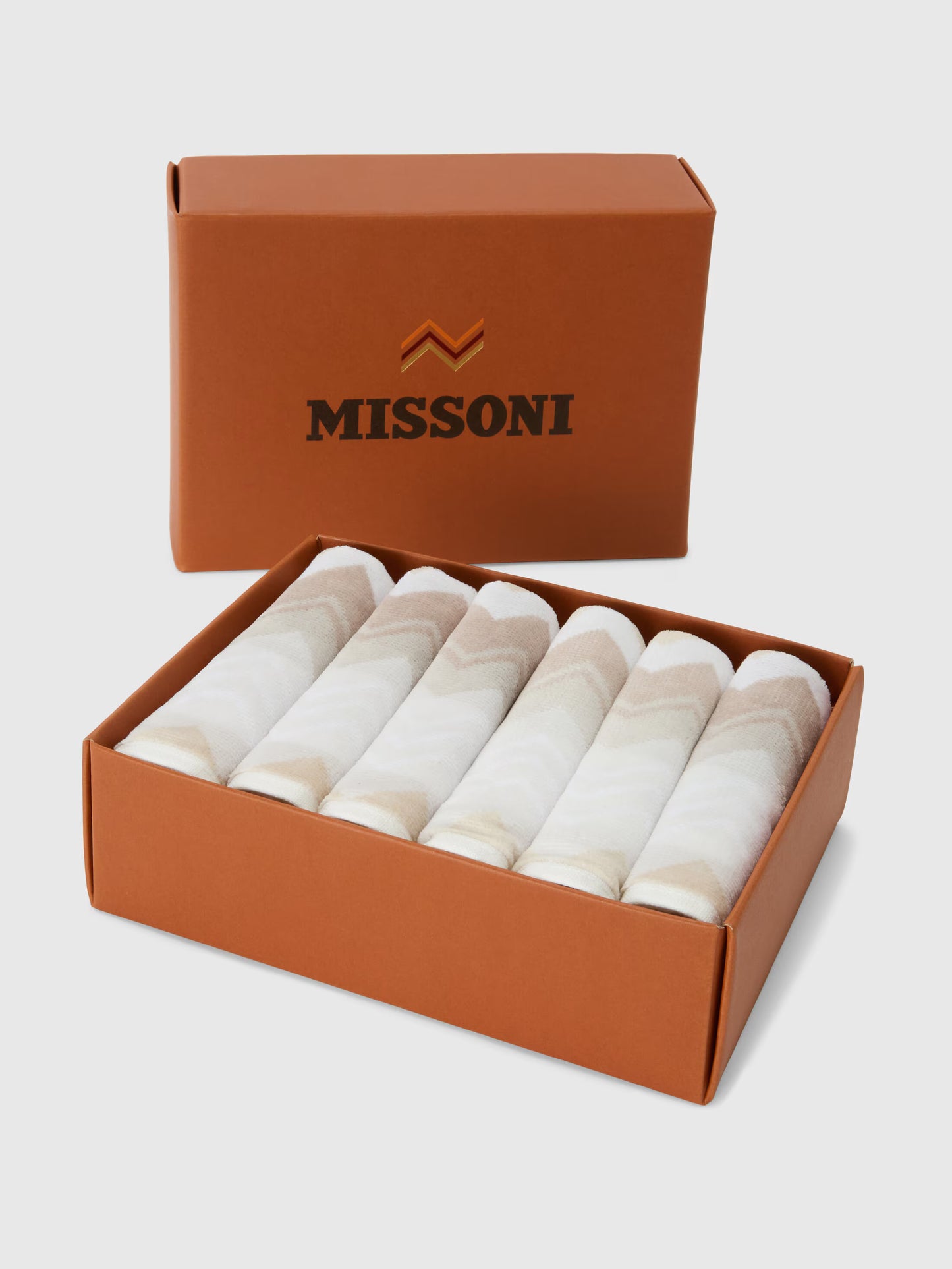 Giacomo face towels - Beige- 6 pieces