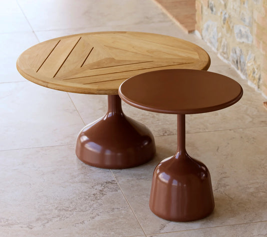 Glaze coffee table large - teak
