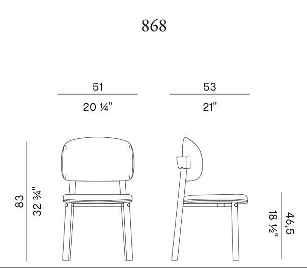 Helvetica 868 Dining Chair