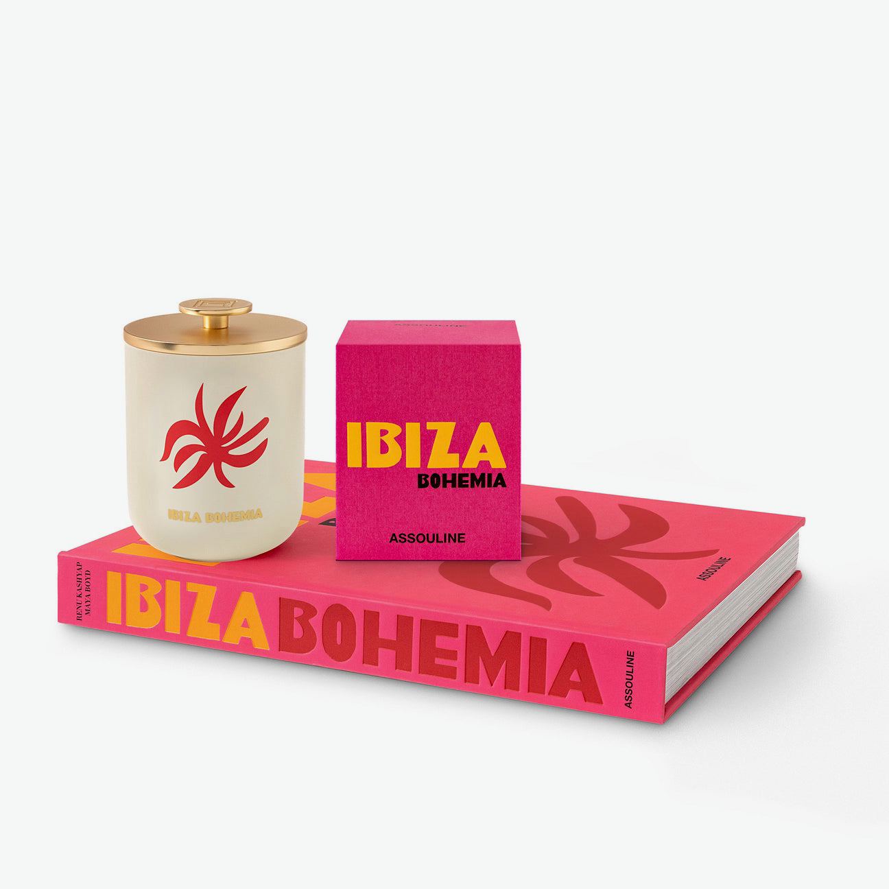 Ibiza Bohemia Book & Travel From Home Scented Candle Set