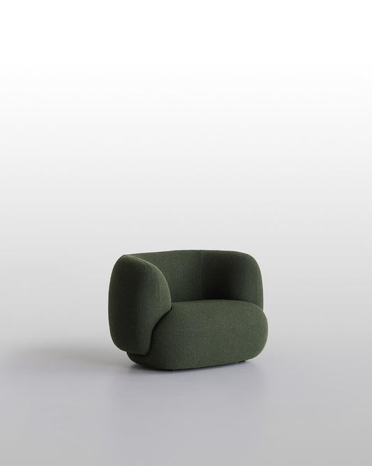 Jade armchair with armrests
