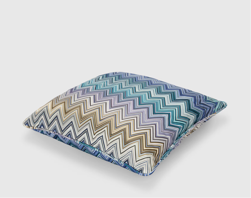 Jarris Cushion - Blue & Multicoloured (40 x 40 cm)