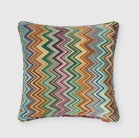 Jarris Cushion - Orange & Multicoloured (40 x 40 cm)