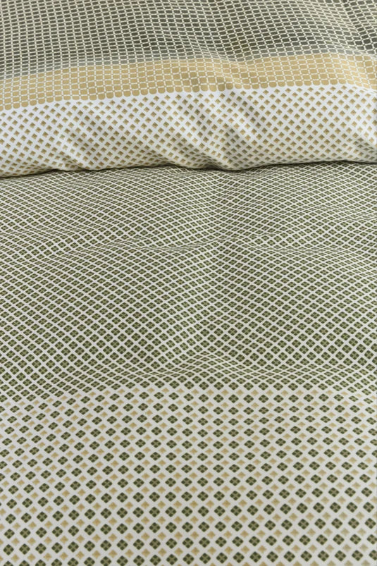 Jente Green Duvet Cover