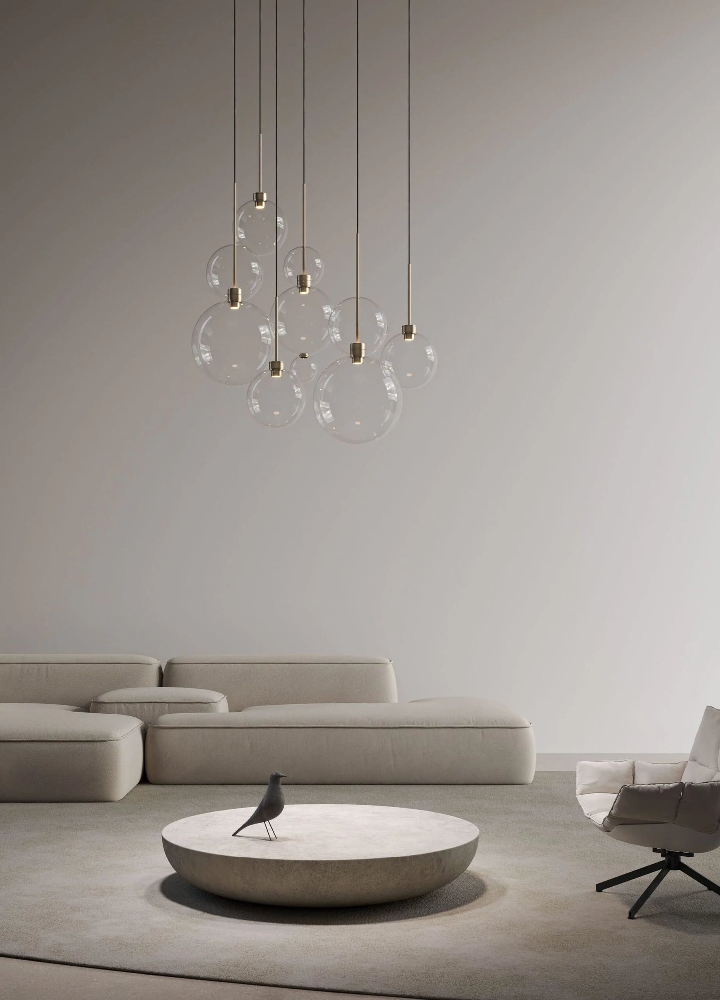 Opium Suspension transparent lamp
