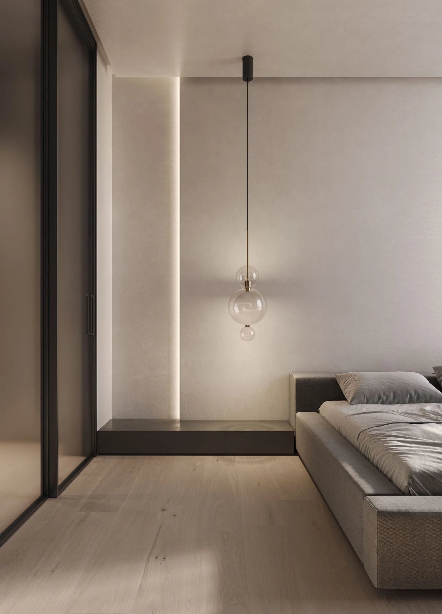 Opium Suspension transparent lamp