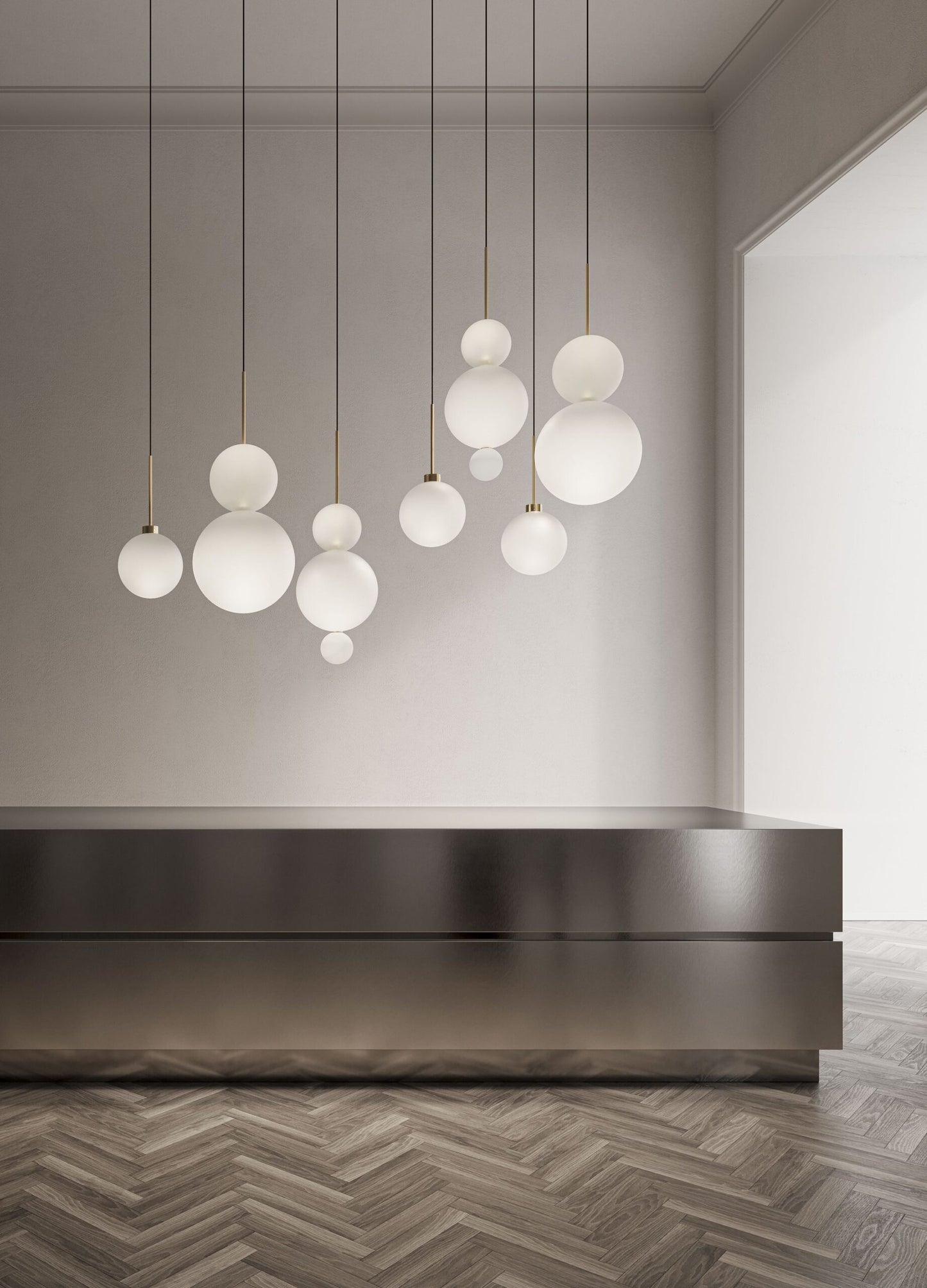 Opium Suspension transparent lamp