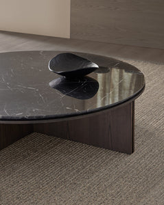 Slot  Round Side Tables with Marble - SLOTR 00