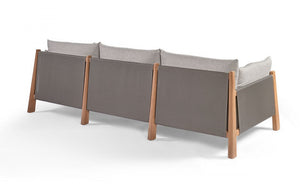 Leia Outdoor Sofa – Teak & Outdoor upholstery (3 seats)