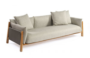 Leia Outdoor Sofa – Teak & Outdoor upholstery (3 seats)
