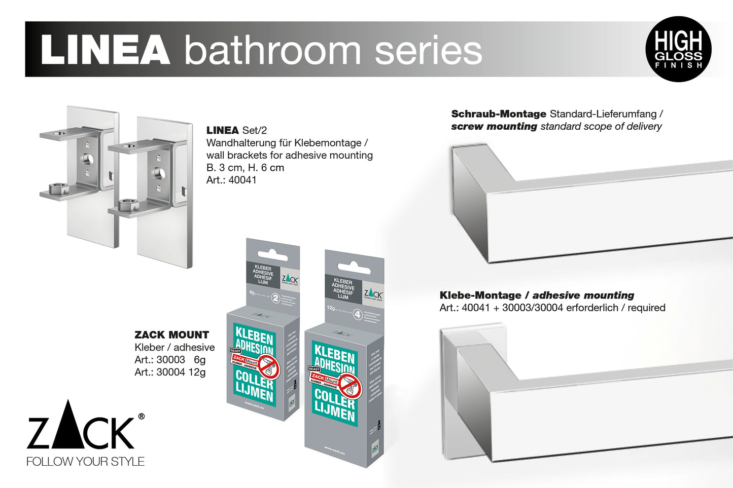 Linea - towel holder