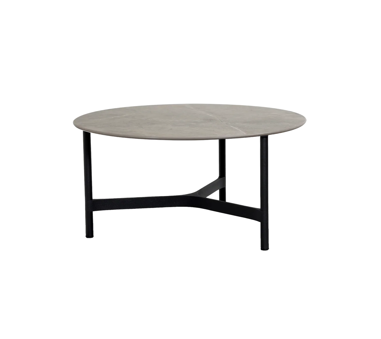 Twist aluminium coffee table