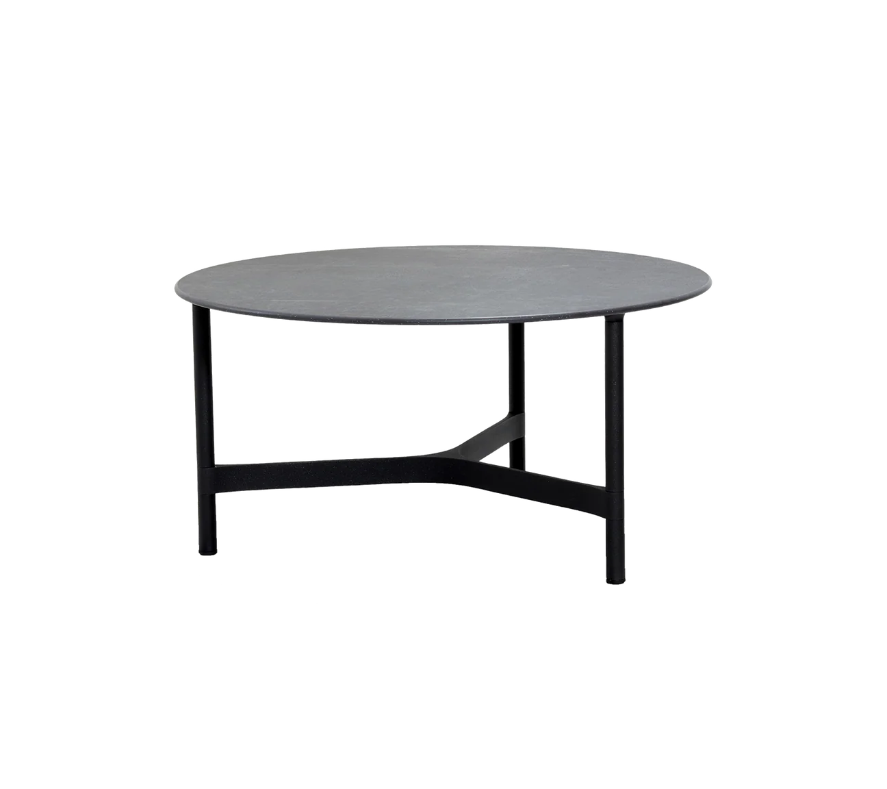 Twist aluminium coffee table