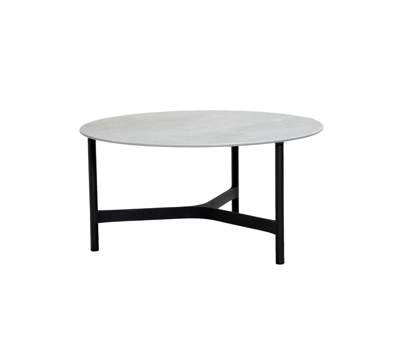 Twist aluminium coffee table