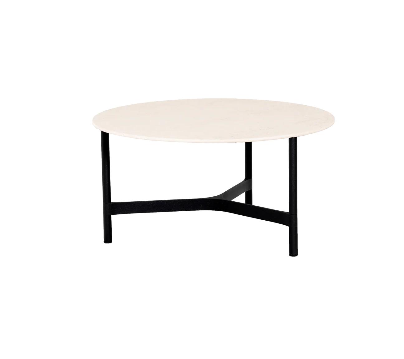 Twist aluminium coffee table