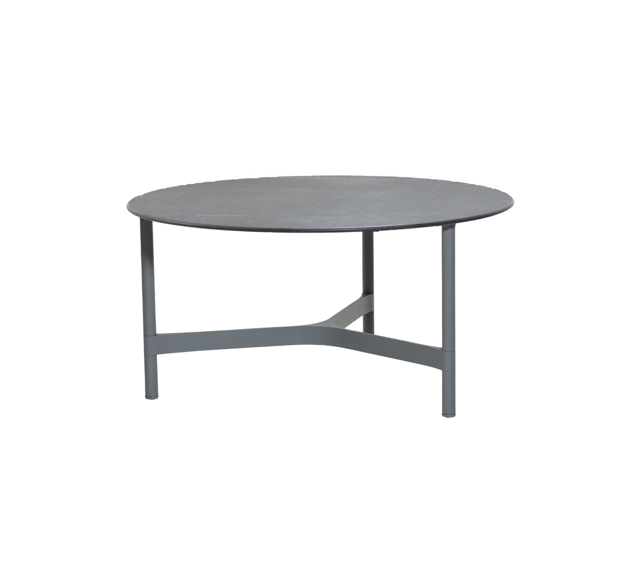 Twist aluminium coffee table