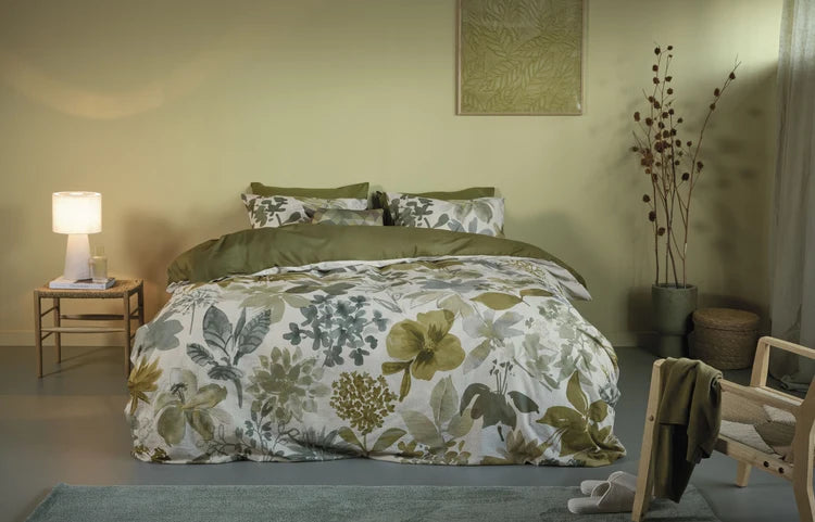 Lilian Green Duvet Cover