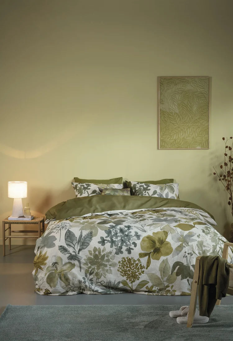 Lilian Green Duvet Cover