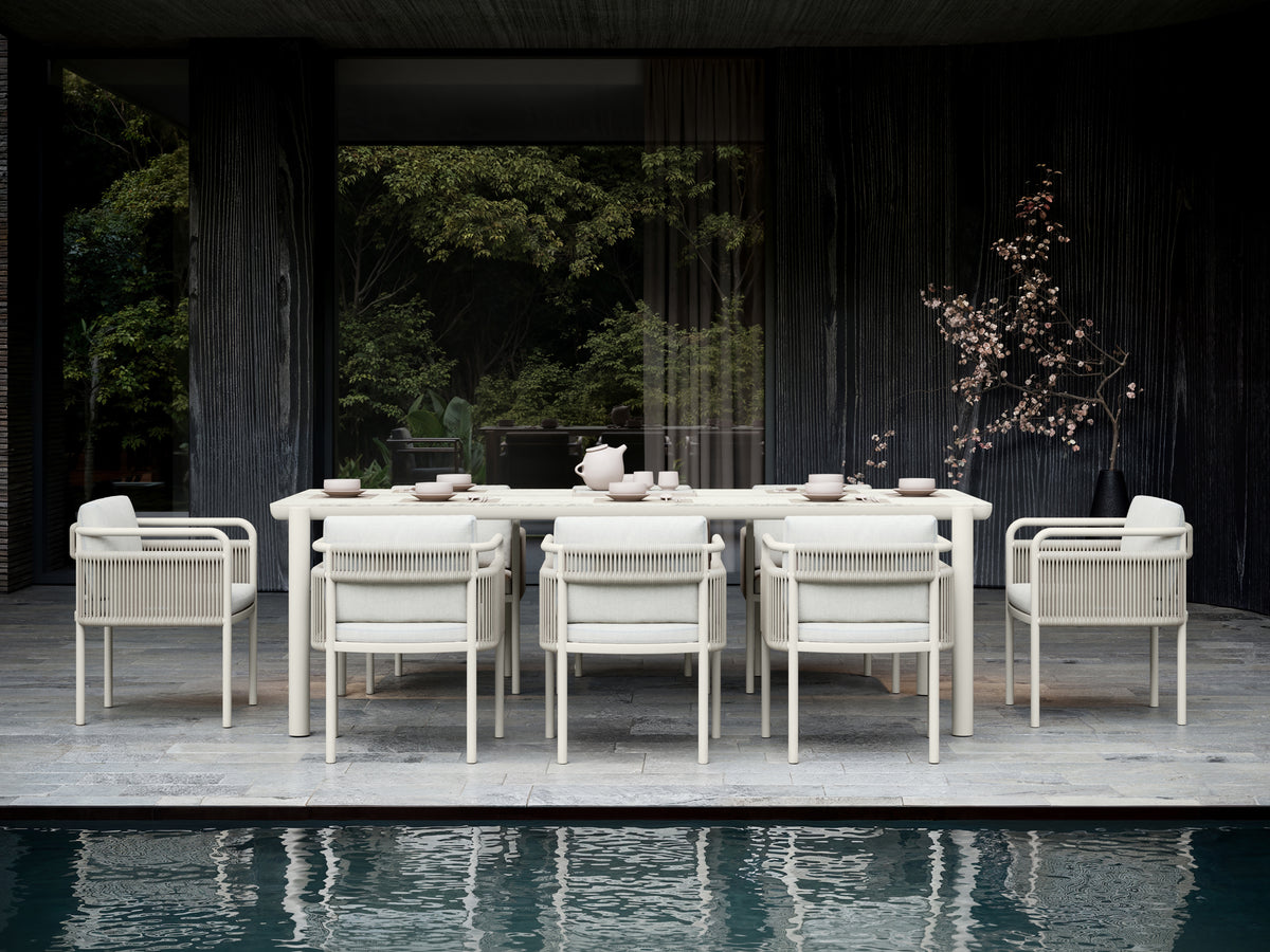Link Bisque dining table
