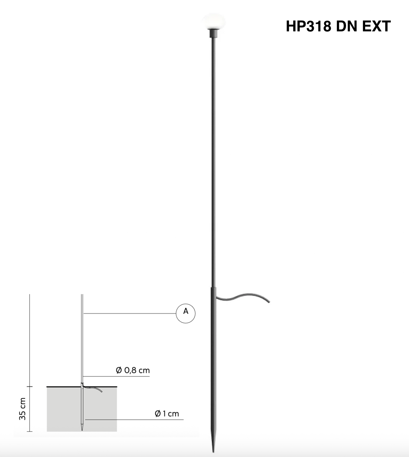 Minuit floor lamp (outdoor)