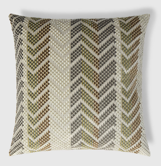 Squame Cushion - Beige & Multicoloured (60 x 60 cm)