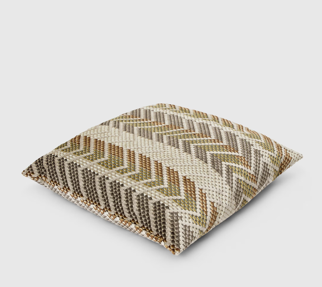 Squame Cushion - Beige & Multicoloured (60 x 60 cm)