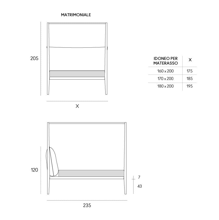 Moheli White Baldacchino Canopy Bed
