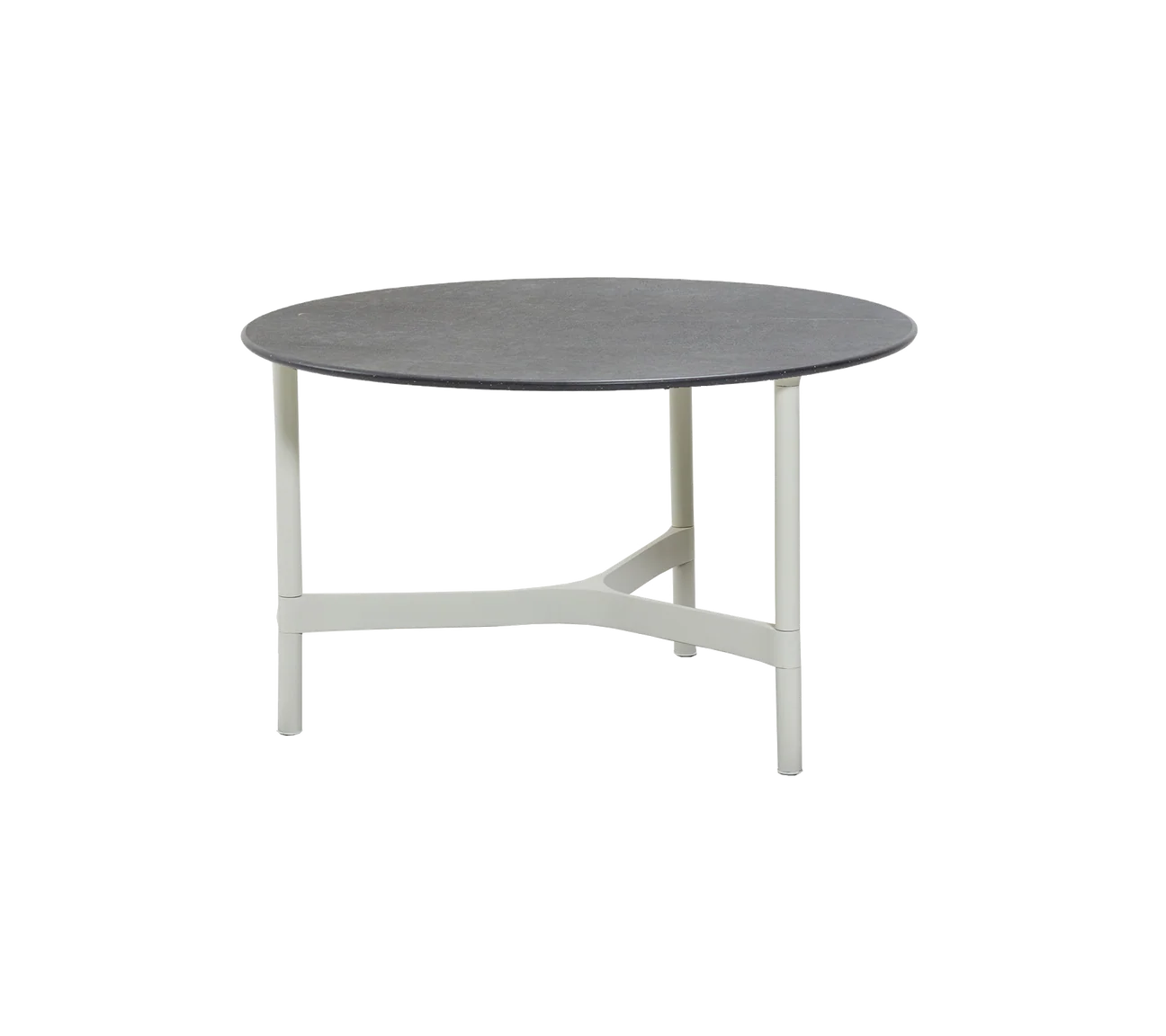Twist aluminium coffee table