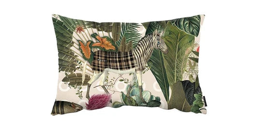 Menagerie Cushion - Ivory