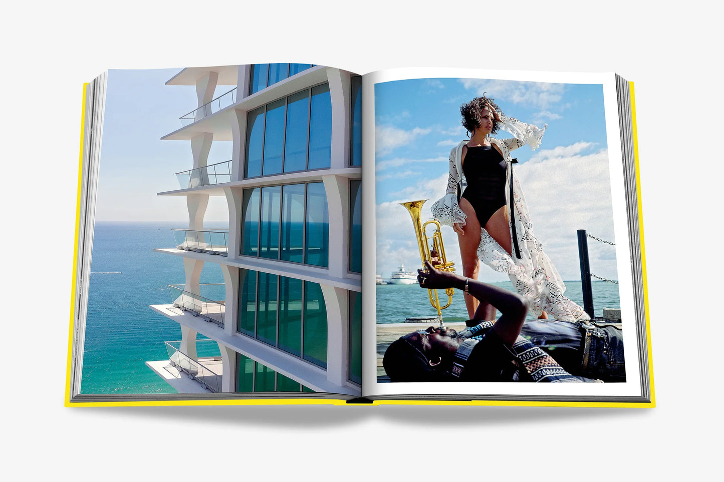 Miami Beach Book & Travel From Home Scented Candle