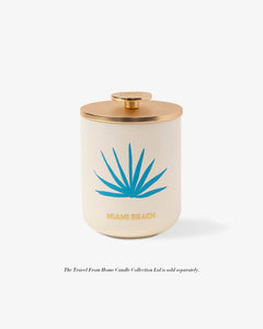 Miami Beach Book & Travel From Home Scented Candle