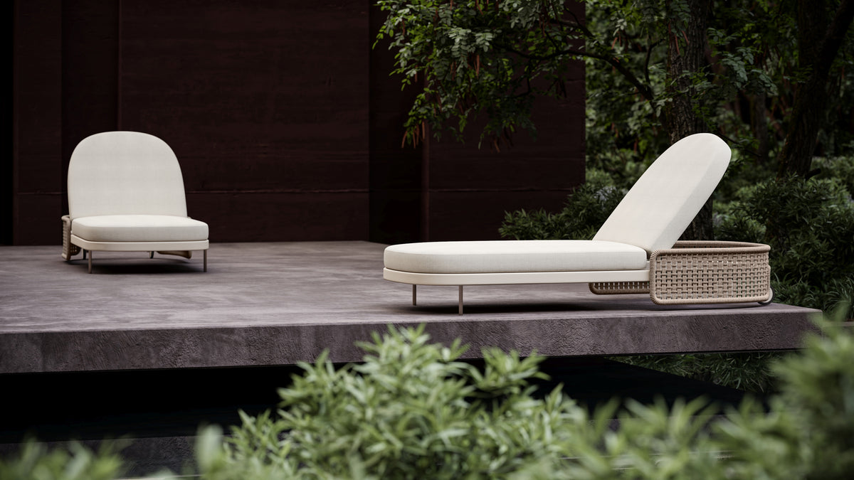 Miura - Bisque Sun Lounger