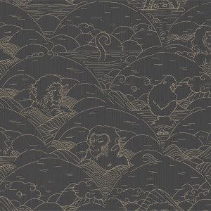 Collection Tokyo Blue - Indigo Macaque