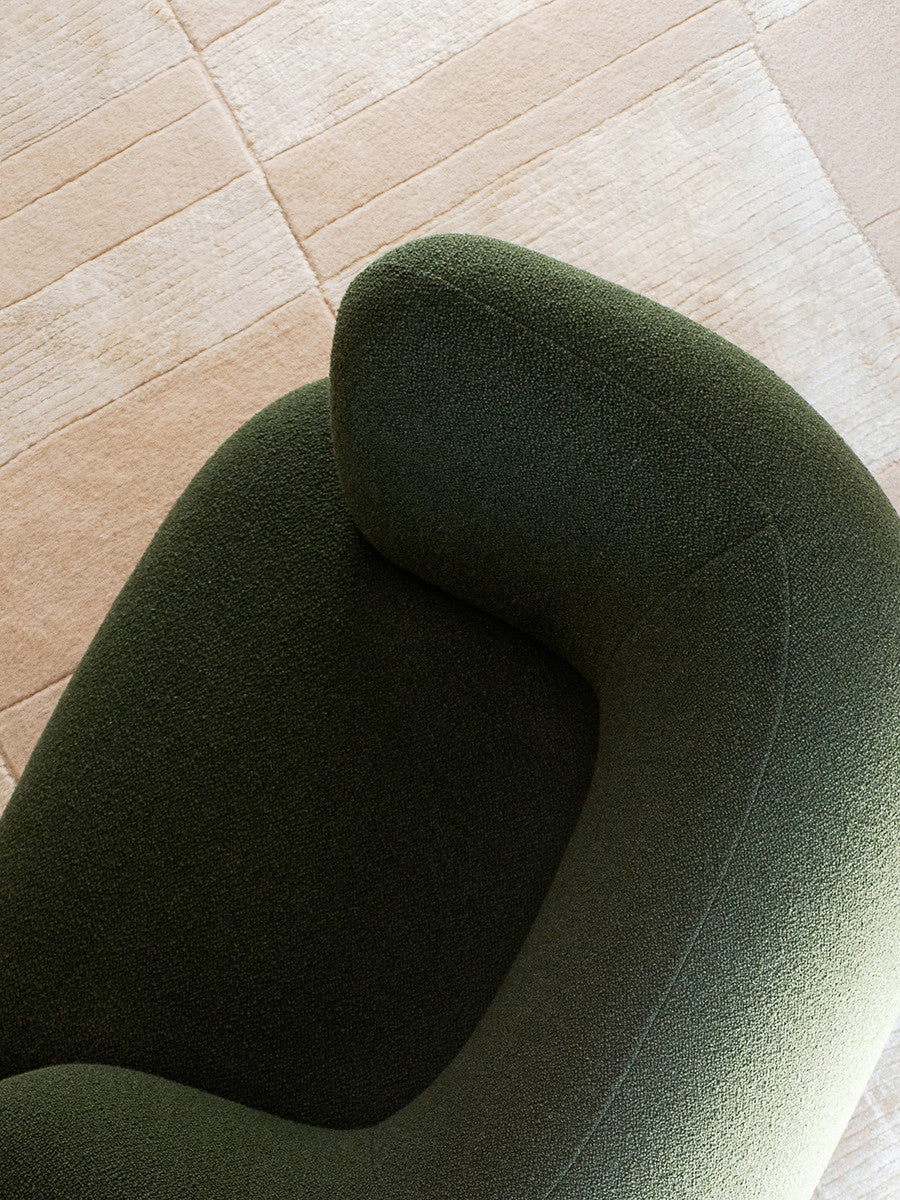 Jade armchair with armrests