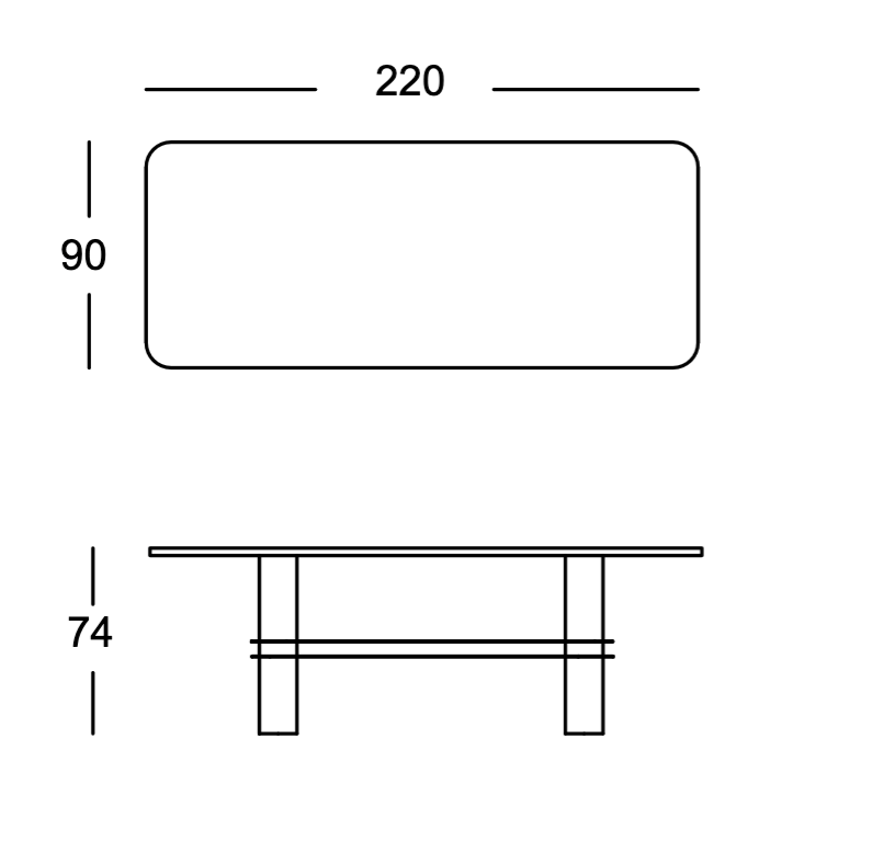 Padda  Rectangular 220