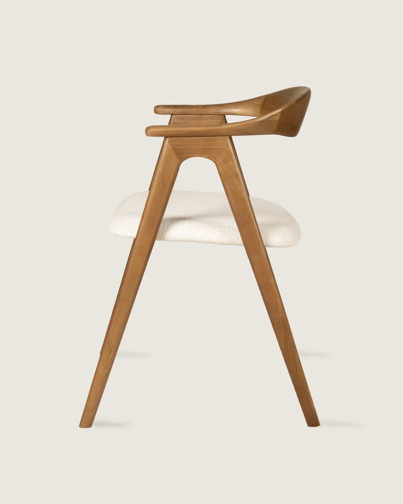 Lyra chair - set of 4 in Walnut