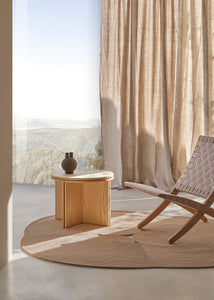 Slot  Round Side tables - SLOTR 55