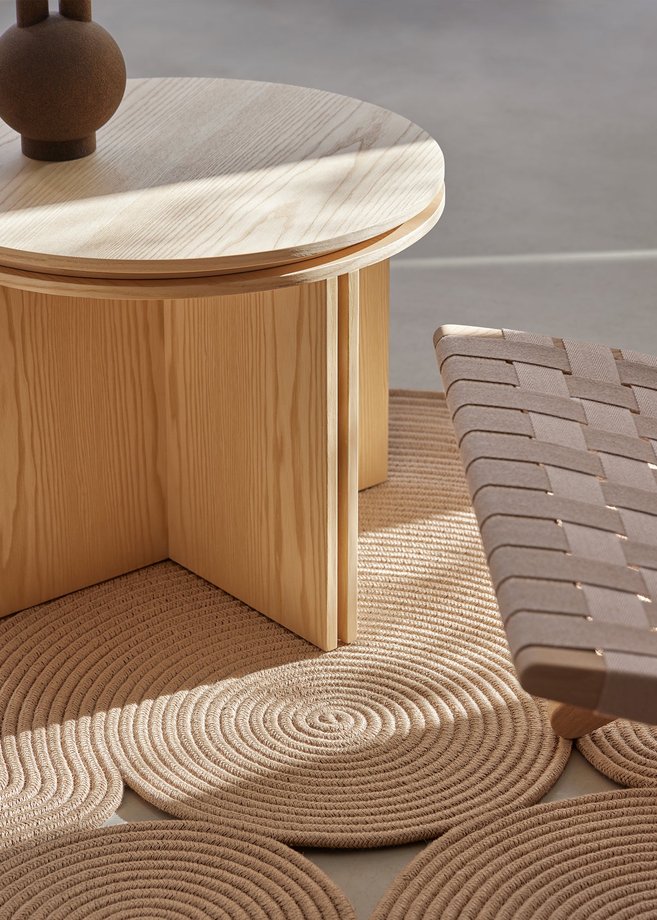 Slot  Round Side tables